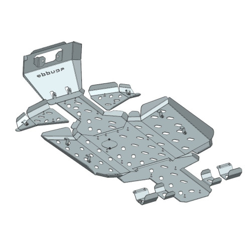 Squdde Full Underbody Skid Plate Armor for BENDA REDSTONE 550 R2