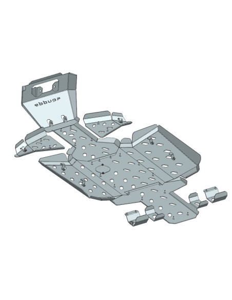 Squdde Full Underbody Skid Plate Armor for BENDA REDSTONE 550 R2