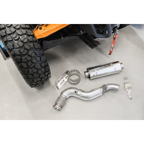 Can Am Maverick X3 Turbo sports exhaust with silencer