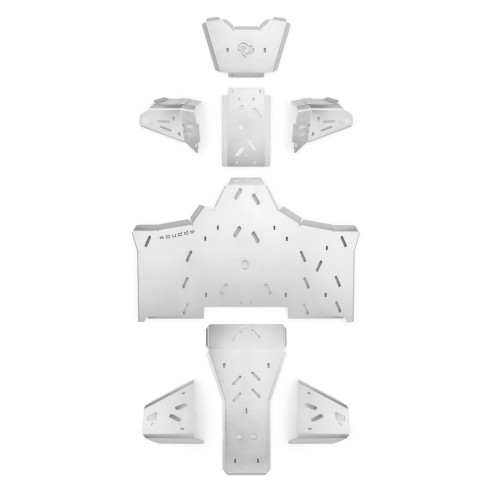 Squdde Full Underbody Skid Plate Armor for Loncin Xwolf 700 Quad