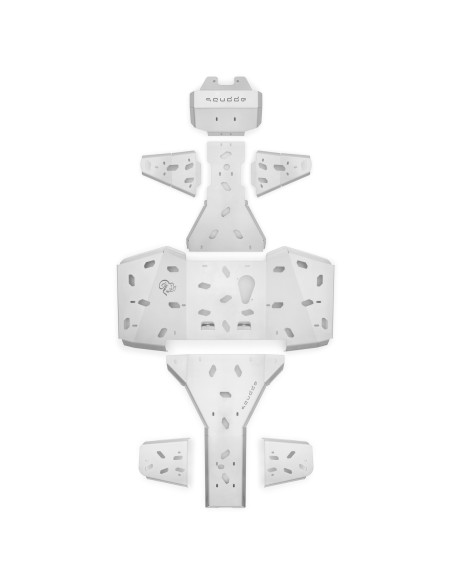 Squdde Full Underbody Skid Plate Armor for SEGWAY AT5 LONG